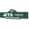 YouTheFan NFL 3D Street Sign, precision-crafted, ready-to-hang wall art, officially licensed and stylish addition for the ultimate team fan(New York Jets)