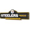 YouTheFan NFL 3D Street Sign, precision-crafted, ready-to-hang wall art, officially licensed and stylish addition for the ultimate team fan(Pittsburgh Steelers)
