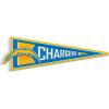 YouTheFan NFL 3D Wall Pennant, precision-crafted, unique shape made of multiple layers, ready-to-hang, officially licensed and stylish addition for ultimate team fan(Los Angeles Chargers)