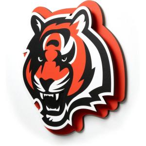 YouTheFan NFL 3D Die-Cut Wall Art, precision-crafted and laser-cut in the exact shape of your team’s logo, multiple layers create striking depth, ready-to-hang and officially licensed(Cincinnati Bengals)