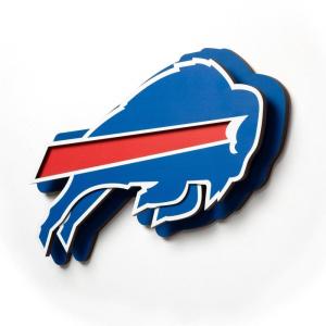 YouTheFan NFL 3D Die-Cut Wall Art, precision-crafted and laser-cut in the exact shape of your team’s logo, multiple layers create striking depth, ready-to-hang and officially licensed(Buffalo Bills)