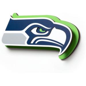 YouTheFan NFL 3D Die-Cut Wall Art, precision-crafted and laser-cut in the exact shape of your team’s logo, multiple layers create striking depth, ready-to-hang and officially licensed(Seattle Seahawks)