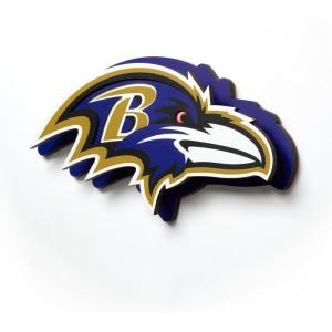 YouTheFan NFL 3D Die-Cut Wall Art, precision-crafted and laser-cut in the exact shape of your team’s logo, multiple layers create striking depth, ready-to-hang and officially licensed(Baltimore Ravens)
