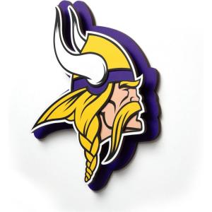 YouTheFan NFL 3D Die-Cut Wall Art, precision-crafted and laser-cut in the exact shape of your team’s logo, multiple layers create striking depth, ready-to-hang and officially licensed(Minnesota Vikings)