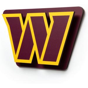 YouTheFan NFL 3D Die-Cut Wall Art, precision-crafted and laser-cut in the exact shape of your team’s logo, multiple layers create striking depth, ready-to-hang and officially licensed(Washington Commanders)