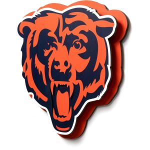 YouTheFan NFL 3D Die-Cut Wall Art, precision-crafted and laser-cut in the exact shape of your team’s logo, multiple layers create striking depth, ready-to-hang and officially licensed(Chicago Bears)