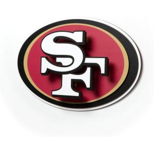 YouTheFan NFL 3D Die-Cut Wall Art, precision-crafted and laser-cut in the exact shape of your team’s logo, multiple layers create striking depth, ready-to-hang and officially licensed(San Francisco 49ers)