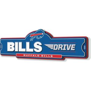 YouTheFan NFL 3D Street Sign, precision-crafted, ready-to-hang wall art, officially licensed and stylish addition for the ultimate team fan(Buffalo Bills)