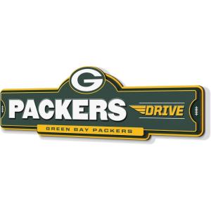 YouTheFan NFL 3D Street Sign, precision-crafted, ready-to-hang wall art, officially licensed and stylish addition for the ultimate team fan(Green Bay Packers)