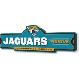YouTheFan NFL 3D Street Sign, precision-crafted, ready-to-hang wall art, officially licensed and stylish addition for the ultimate team fan(Jacksonville Jaguars)