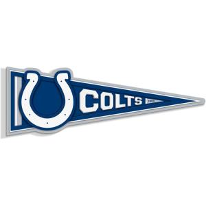 YouTheFan NFL 3D Wall Pennant, precision-crafted, unique shape made of multiple layers, ready-to-hang, officially licensed and stylish addition for ultimate team fan(Indianapolis Colts)