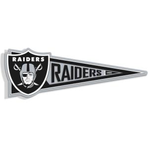 YouTheFan NFL 3D Wall Pennant, precision-crafted, unique shape made of multiple layers, ready-to-hang, officially licensed and stylish addition for ultimate team fan(Las Vegas Raiders)