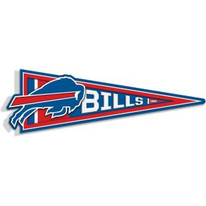 YouTheFan NFL 3D Wall Pennant, precision-crafted, unique shape made of multiple layers, ready-to-hang, officially licensed and stylish addition for ultimate team fan(Buffalo Bills)