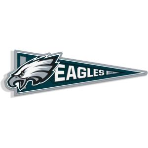 YouTheFan NFL 3D Wall Pennant, precision-crafted, unique shape made of multiple layers, ready-to-hang, officially licensed and stylish addition for ultimate team fan(Philadelphia Eagles)