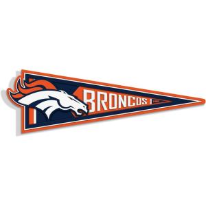 YouTheFan NFL 3D Wall Pennant, precision-crafted, unique shape made of multiple layers, ready-to-hang, officially licensed and stylish addition for ultimate team fan(Denver Broncos)