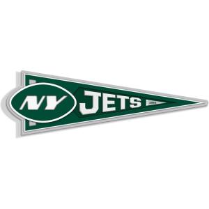 YouTheFan NFL 3D Wall Pennant, precision-crafted, unique shape made of multiple layers, ready-to-hang, officially licensed and stylish addition for ultimate team fan(New York Jets)
