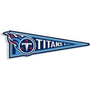 YouTheFan NFL 3D Wall Pennant, precision-crafted, unique shape made of multiple layers, ready-to-hang, officially licensed and stylish addition for ultimate team fan(Tennessee Titans)