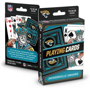 YouTheFan NFL Officially-Licensed Playing Cards – Original Artwork on All face Cards and Jokers – Team’s Official Colors – Quality Linen Texture – Designed in The USA(Jacksonville Jaguars)