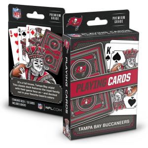 YouTheFan NFL Officially-Licensed Playing Cards – Original Artwork on All face Cards and Jokers – Team’s Official Colors – Quality Linen Texture – Designed in The USA(Tampa Bay Buccaneers)