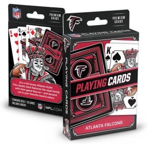 YouTheFan NFL Officially-Licensed Playing Cards – Original Artwork on All face Cards and Jokers – Team’s Official Colors – Quality Linen Texture – Designed in The USA(Atlanta Falcons)