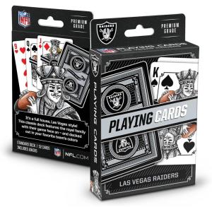 YouTheFan NFL Officially-Licensed Playing Cards – Original Artwork on All face Cards and Jokers – Team’s Official Colors – Quality Linen Texture – Designed in The USA(Las Vegas Raiders)