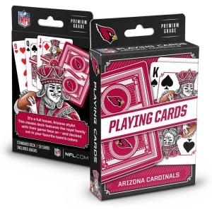 YouTheFan NFL Officially-Licensed Playing Cards – Original Artwork on All face Cards and Jokers – Team’s Official Colors – Quality Linen Texture – Designed in The USA(Arizona Cardinals)