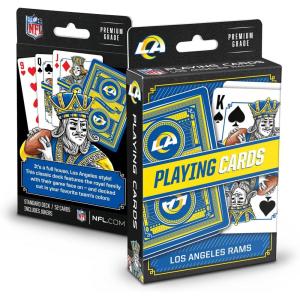 YouTheFan NFL Officially-Licensed Playing Cards – Original Artwork on All face Cards and Jokers – Team’s Official Colors – Quality Linen Texture – Designed in The USA(Los Angeles Rams)