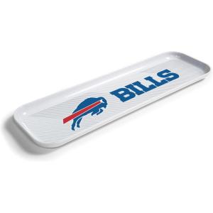 YouTheFan Officially-Licensed NFL Snack Platter Platter – 100% Melamine, Dishwasher Safe, BPA Free – 16” x 5” – Fan Gift for Snacks, appetizers and Food(Buffalo Bills)
