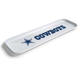 YouTheFan Officially-Licensed NFL Snack Platter Platter – 100% Melamine, Dishwasher Safe, BPA Free – 16” x 5” – Fan Gift for Snacks, appetizers and Food(Dallas Cowboys)
