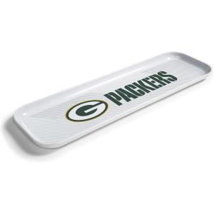 YouTheFan Officially-Licensed NFL Snack Platter Platter – 100% Melamine, Dishwasher Safe, BPA Free – 16” x 5” – Fan Gift for Snacks, appetizers and Food(Green Bay Packers)