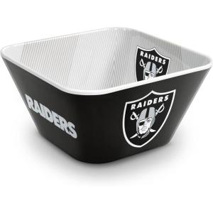 YouTheFan Officially-licensed NFL Small Snack Bowl – 100% Melamine, dishwasher safe, BPA free – Fan gift for snacks, appetizers and other small bites(Las Vegas Raiders)