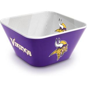 YouTheFan Officially-licensed NFL Small Snack Bowl – 100% Melamine, dishwasher safe, BPA free – Fan gift for snacks, appetizers and other small bites(Minnesota Vikings)