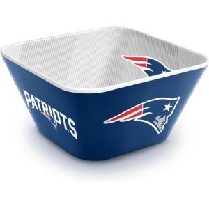 YouTheFan Officially-licensed NFL Small Snack Bowl – 100% Melamine, dishwasher safe, BPA free – Fan gift for snacks, appetizers and other small bites(New England Patriots)