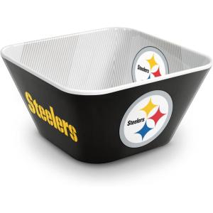 YouTheFan Officially-licensed NFL Small Snack Bowl – 100% Melamine, dishwasher safe, BPA free – Fan gift for snacks, appetizers and other small bites(Pittsburgh Steelers)