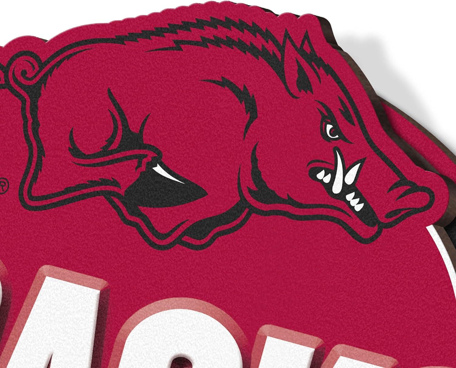 image:imageYouTheFan NCAA 3D Street Sign precisioncrafted readytohang wall art officially licensed and stylish addition for the ultimate team fanArkansas Razorbacks