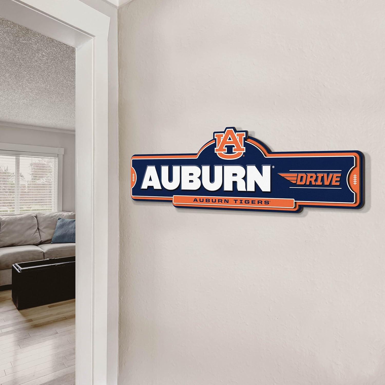 image:imageYouTheFan NCAA 3D Street Sign precisioncrafted readytohang wall art officially licensed and stylish addition for the ultimate team fanAuburn Tigers