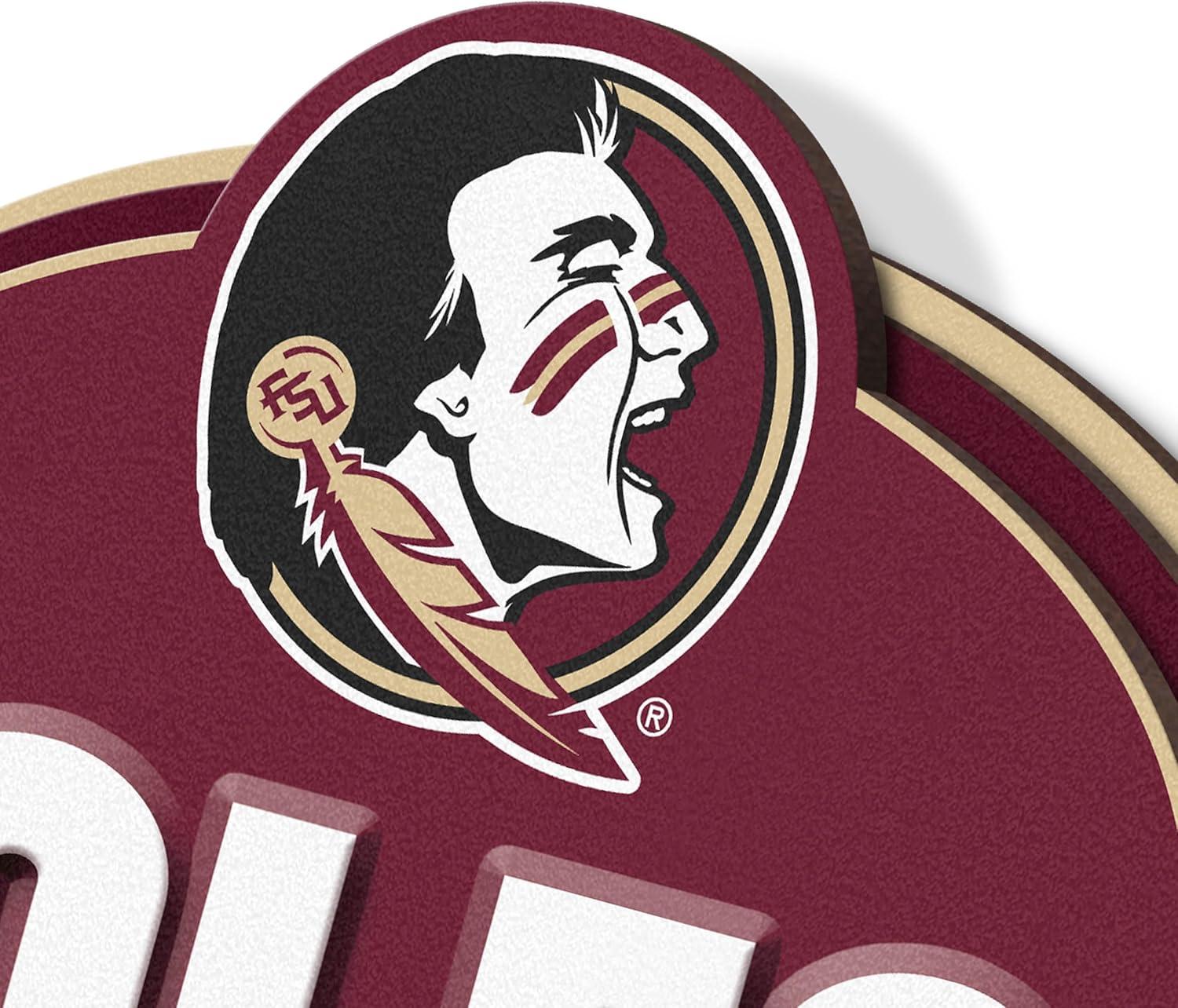 image:imageYouTheFan NCAA 3D Street Sign precisioncrafted readytohang wall art officially licensed and stylish addition for the ultimate team fanFlorida State Seminoles