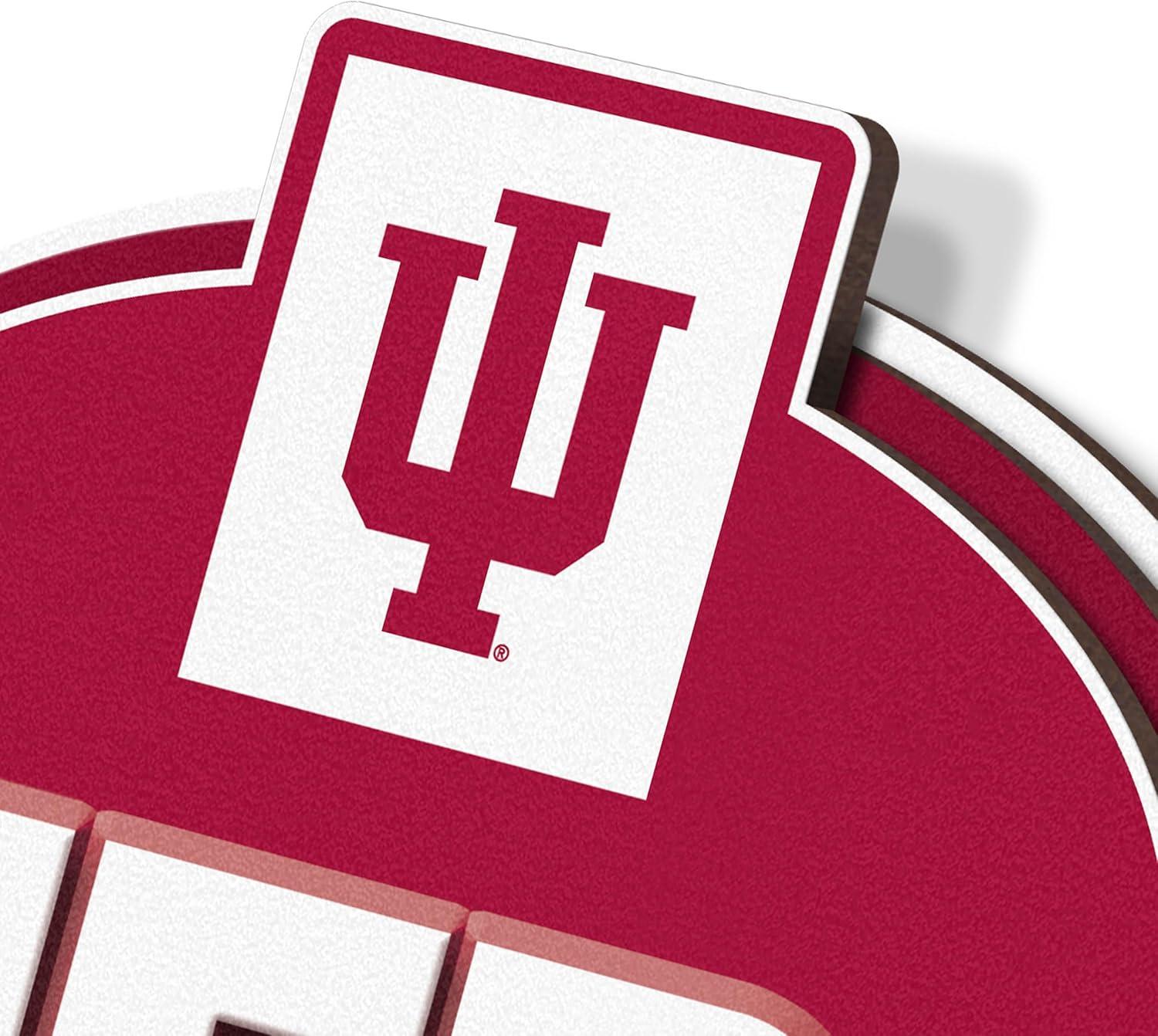 image:imageYouTheFan NCAA 3D Street Sign precisioncrafted readytohang wall art officially licensed and stylish addition for the ultimate team fanIndiana Hoosiers