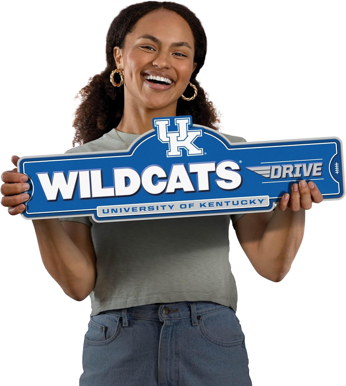 image:imageYouTheFan NCAA 3D Street Sign precisioncrafted readytohang wall art officially licensed and stylish addition for the ultimate team fanKentucky Wildcats