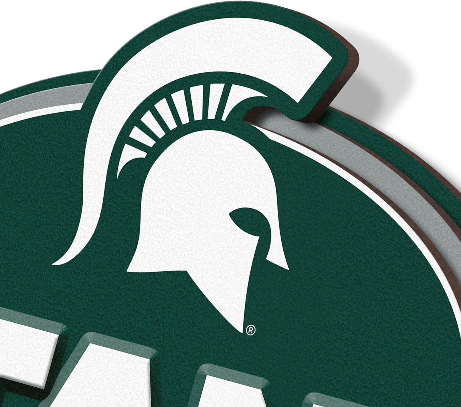 image:imageYouTheFan NCAA 3D Street Sign precisioncrafted readytohang wall art officially licensed and stylish addition for the ultimate team fanMichigan State Spartans