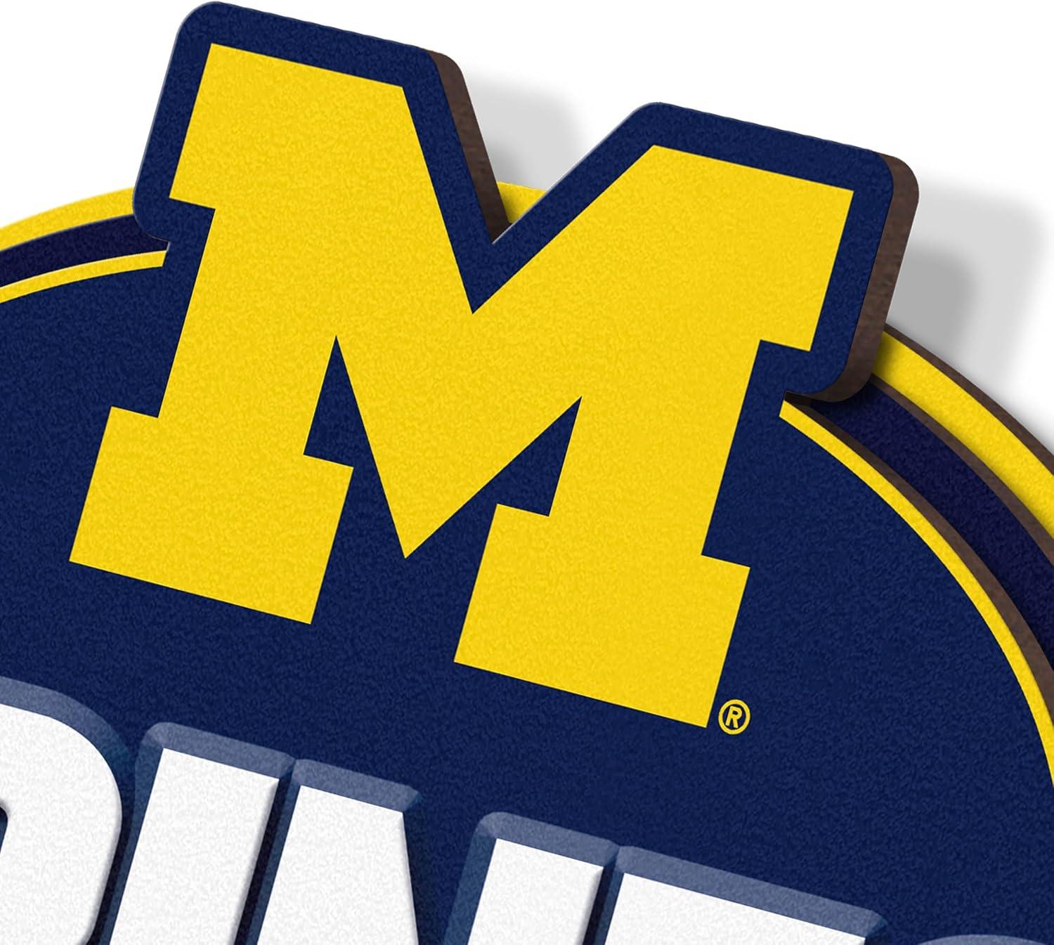 image:imageYouTheFan NCAA 3D Street Sign precisioncrafted readytohang wall art officially licensed and stylish addition for the ultimate team fanMichigan Wolverines