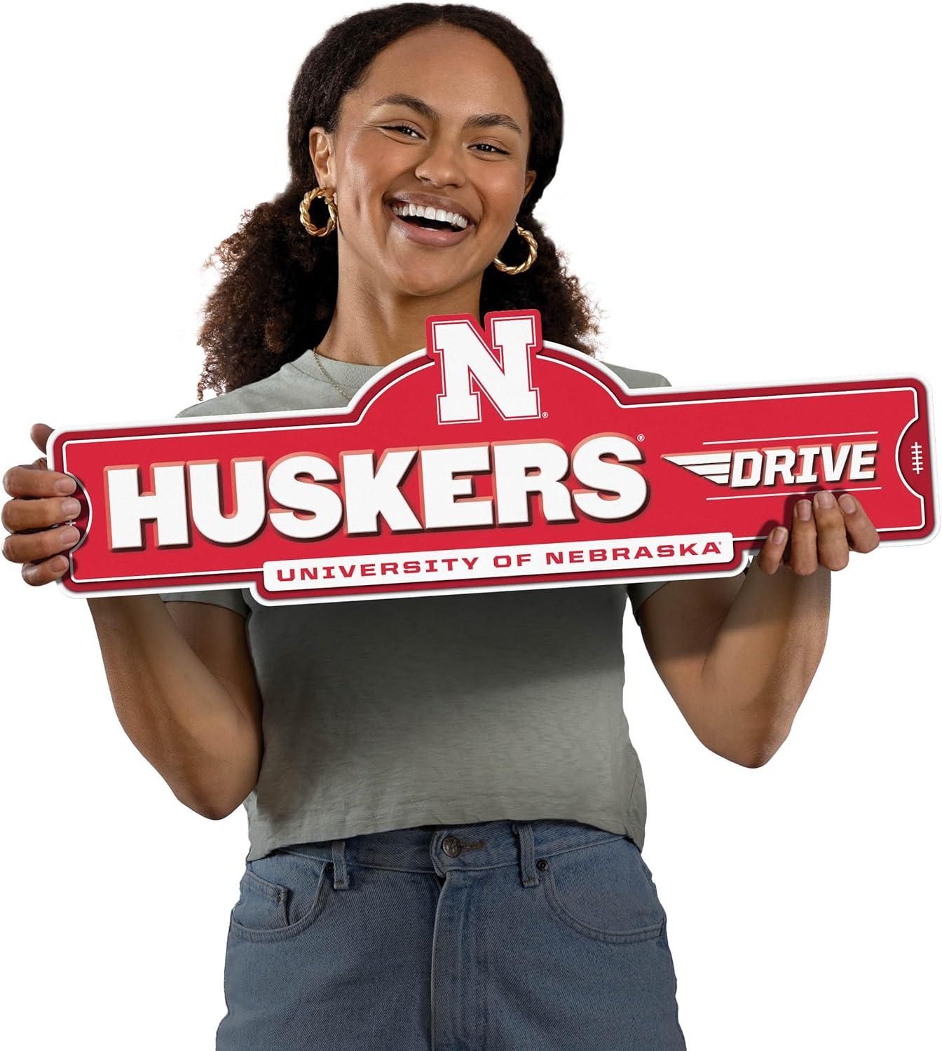 image:imageYouTheFan NCAA 3D Street Sign precisioncrafted readytohang wall art officially licensed and stylish addition for the ultimate team fanNebraska Cornhuskers