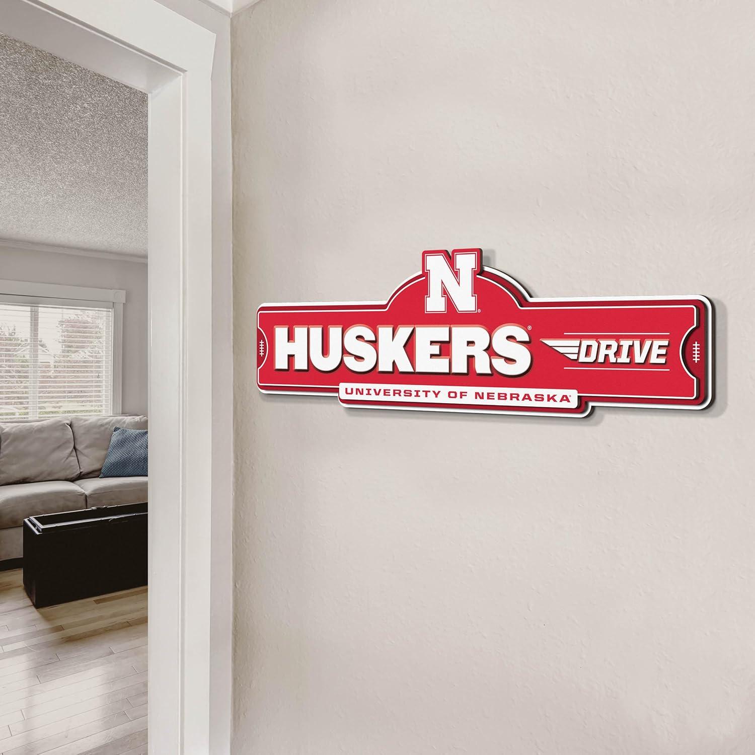 image:imageYouTheFan NCAA 3D Street Sign precisioncrafted readytohang wall art officially licensed and stylish addition for the ultimate team fanNebraska Cornhuskers