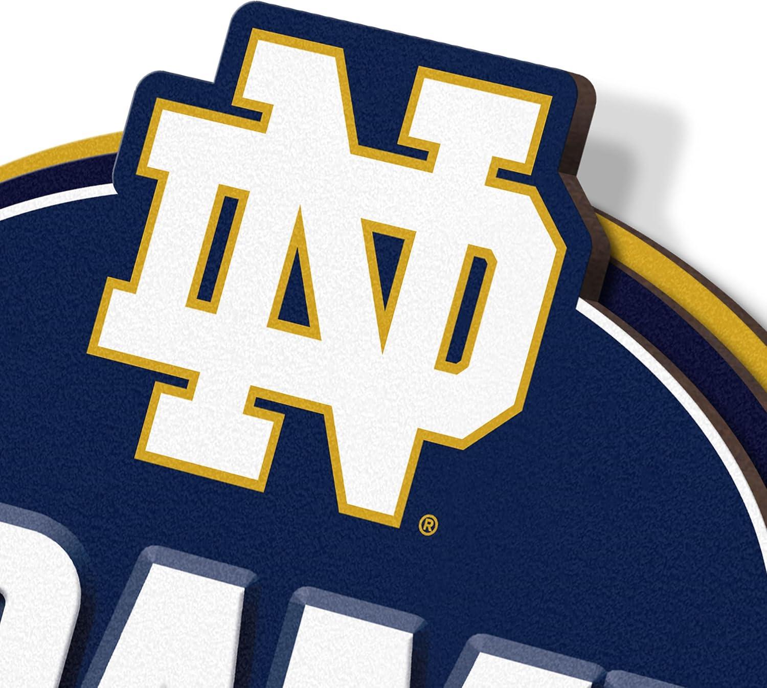 image:imageYouTheFan NCAA 3D Street Sign precisioncrafted readytohang wall art officially licensed and stylish addition for the ultimate team fanNotre Dame Fighting Irish