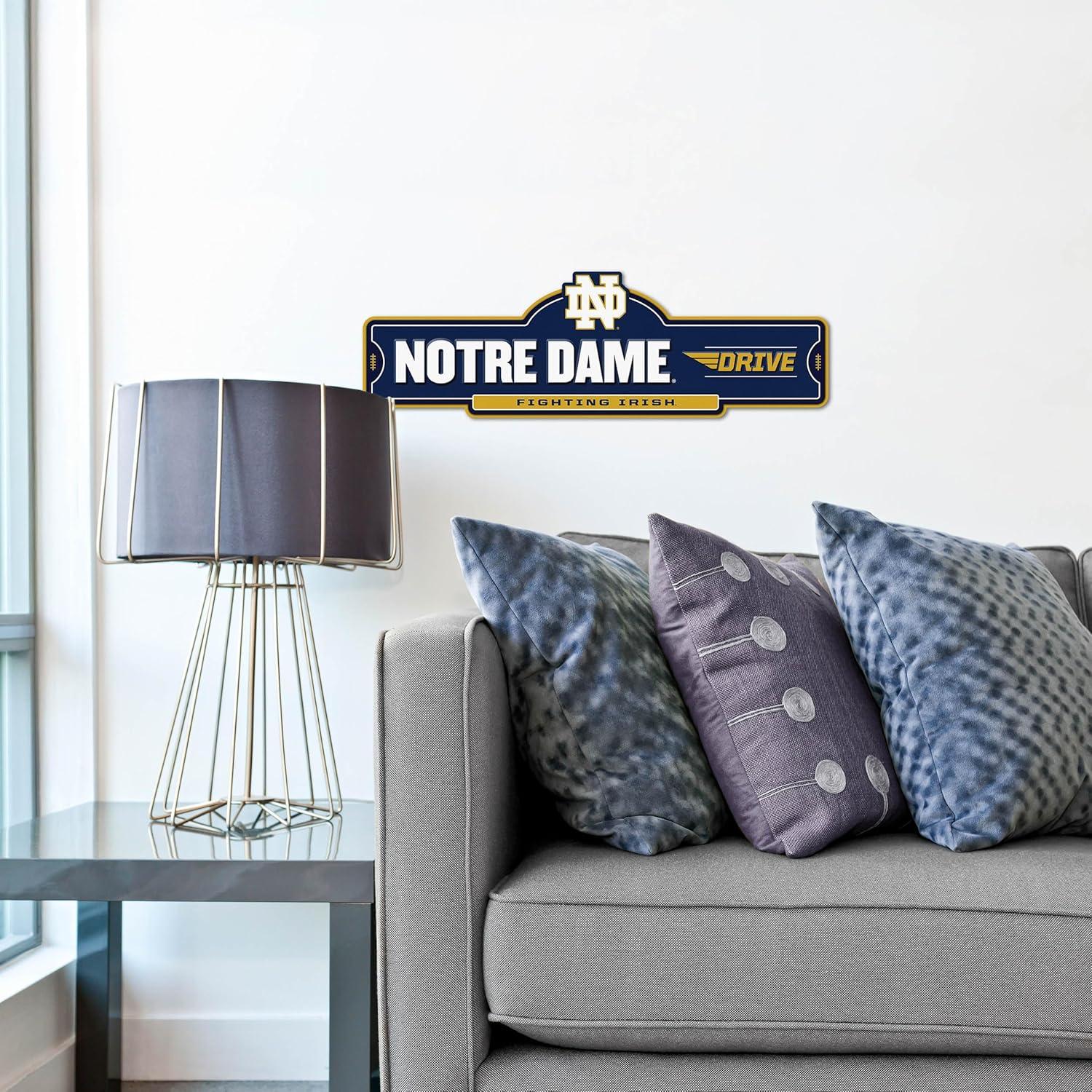 image:imageYouTheFan NCAA 3D Street Sign precisioncrafted readytohang wall art officially licensed and stylish addition for the ultimate team fanNotre Dame Fighting Irish