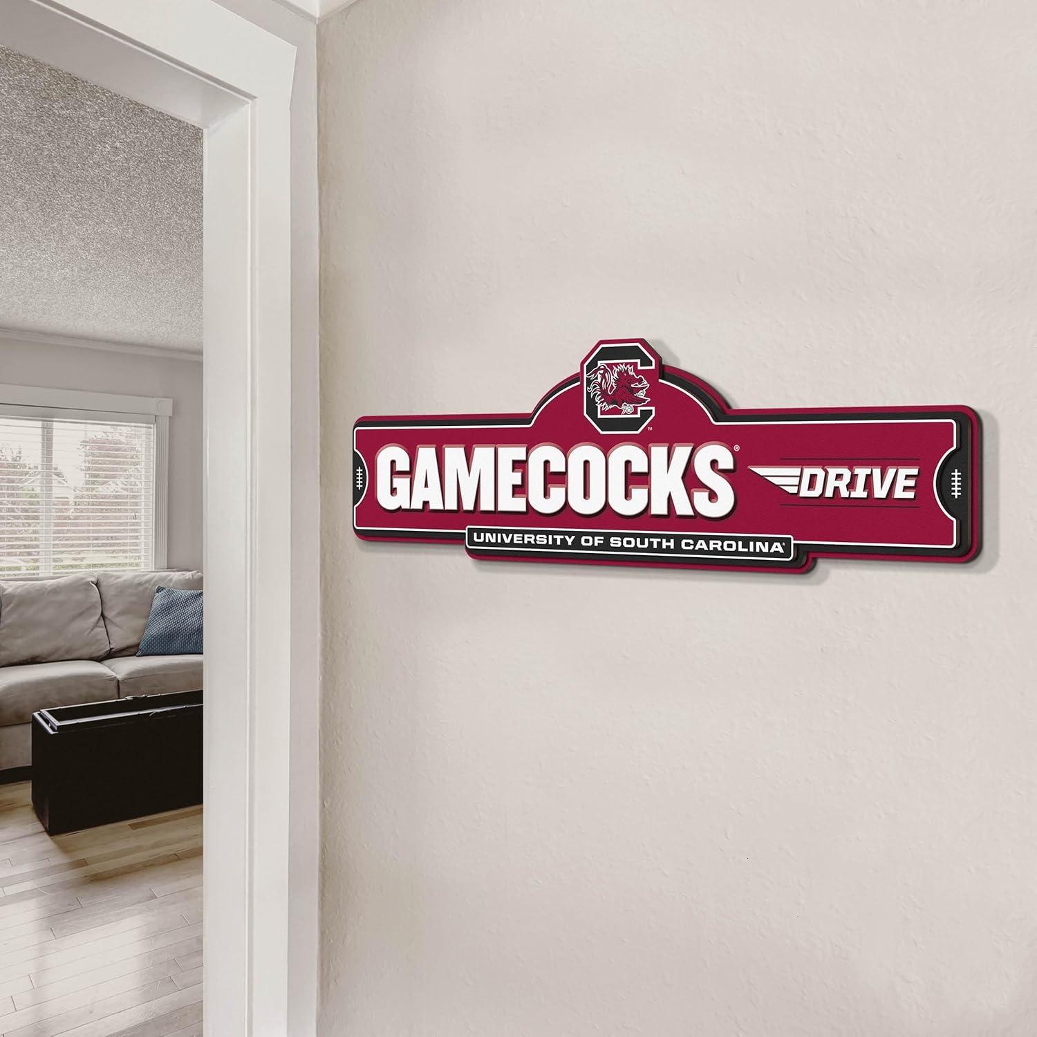 image:imageYouTheFan NCAA 3D Street Sign precisioncrafted readytohang wall art officially licensed and stylish addition for the ultimate team fanSouth Carolina Gamecocks