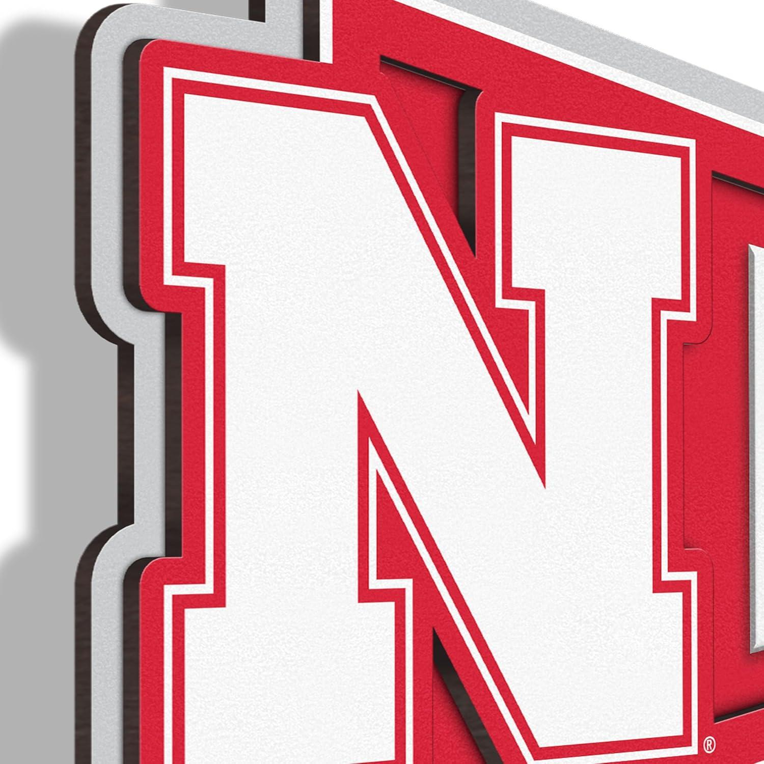 image:imageYouTheFan NCAA 3D Wall Pennant precisioncrafted unique shape made of multiple layers readytohang officially licensed and stylish addition for ultimate team fanNebraska Cornhuskers