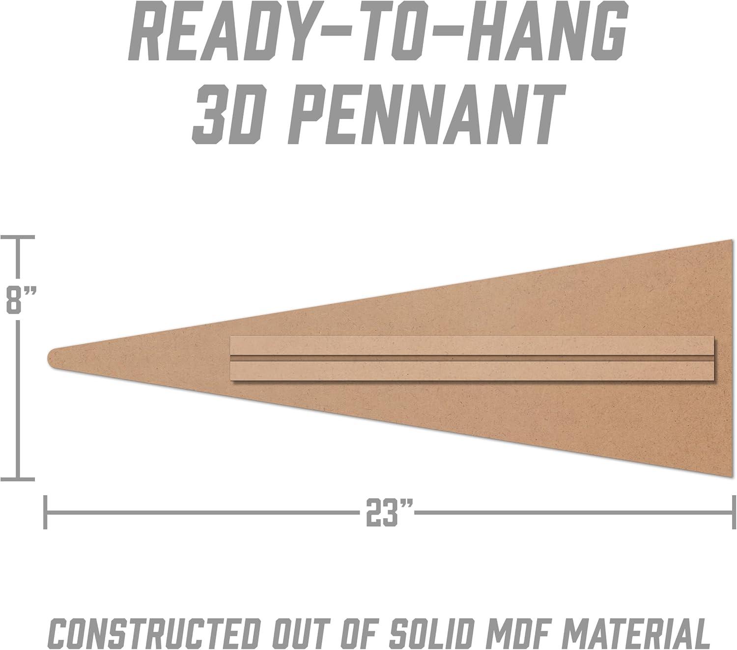 image:imageYouTheFan NCAA 3D Wall Pennant precisioncrafted unique shape made of multiple layers readytohang officially licensed and stylish addition for ultimate team fanAuburn Tigers