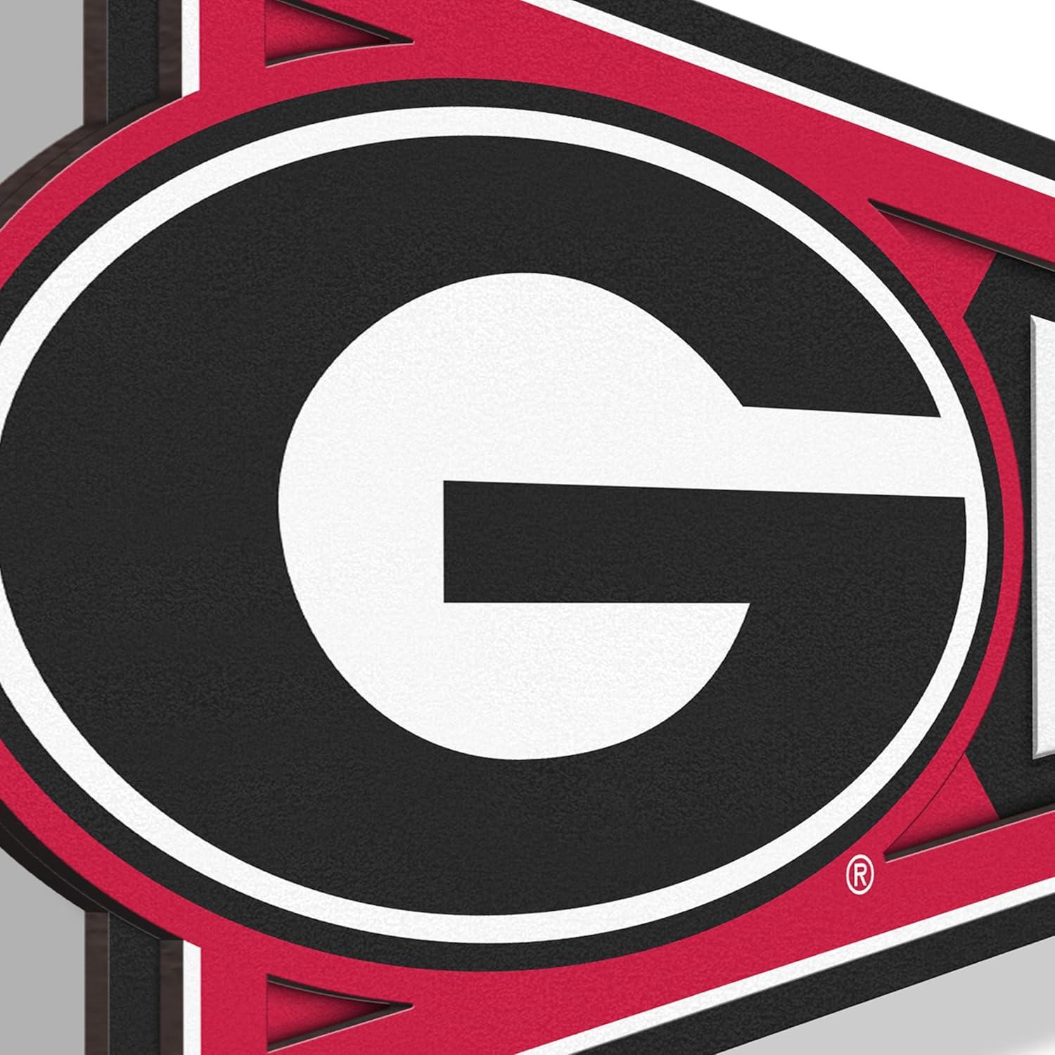 image:imageYouTheFan NCAA 3D Wall Pennant precisioncrafted unique shape made of multiple layers readytohang officially licensed and stylish addition for ultimate team fanGeorgia Bulldogs