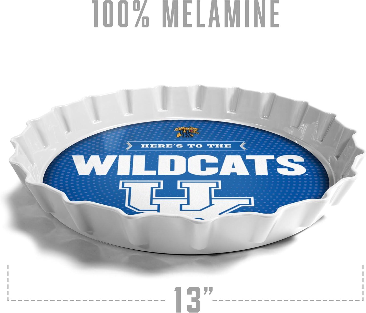 image:imageYouTheFan OfficiallyLicensed NCAA Bottlecap Serving Tray 13 x 13 Bottle Cap Shaped Tray 100 Melamine Dishwasher Safe BPA Free Great Fan GiftKentucky Wildcats